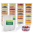 Freshware Food Storage Containers [240 Set] 8 oz Plastic Deli Containers Lids - Like New