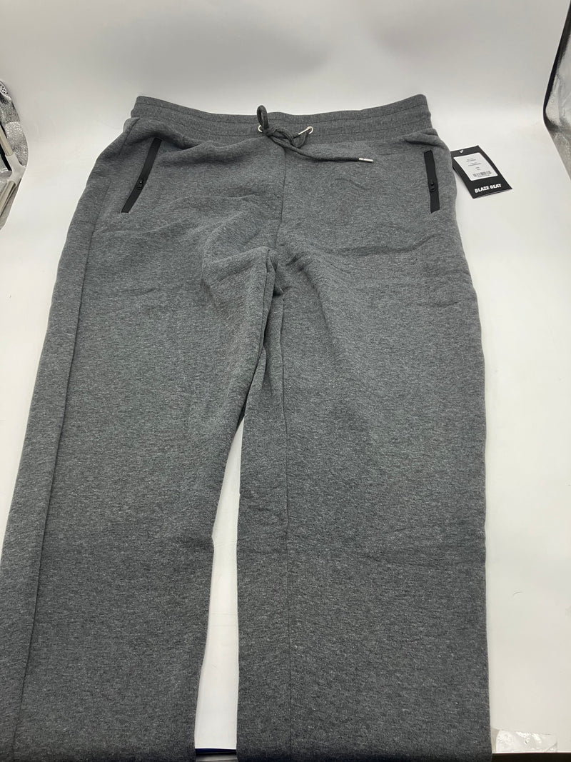 BLAZE BEAT SWEATPANTS WITH THREE POCKETS - SIZE EXTRA LARGE - CHARCOAL - HR24004 - Brand New