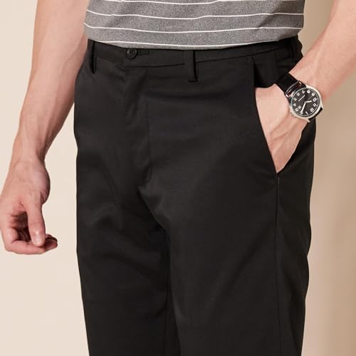 AMAZON ESSENTIALS MEN'S SLIM-FIT STRETCH GOLF PANT - SIZE: MEN 29x28 BLACK - Brand New