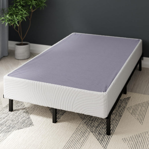ZINUS EDGAR 8 INCH BAMBOO BOX SPRING MATTRESS FOUNDATION TWIN - - Scratch & Dent