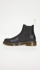 V2976 Dr. Martens Unisex Vegan 2976 Chelsea Boots Flex Rub Off Black Size 6 New