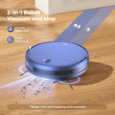 SMART LIFE ZCWA ROBOT VACUUM AND MOP COMBO 2.4GHZ WIFI LINK VACUUM ROBOT IVORY - Like New