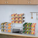 Simple Trending 2 Pack Can Rack Organizer Stackable 72 Cans B088P2CQWJ - White - Brand New