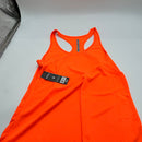 GALAXY BY HARVIC MOSTING TANK TOP BREATHABLE WICKING - WOMEN M - NEON ORANGE - Brand New