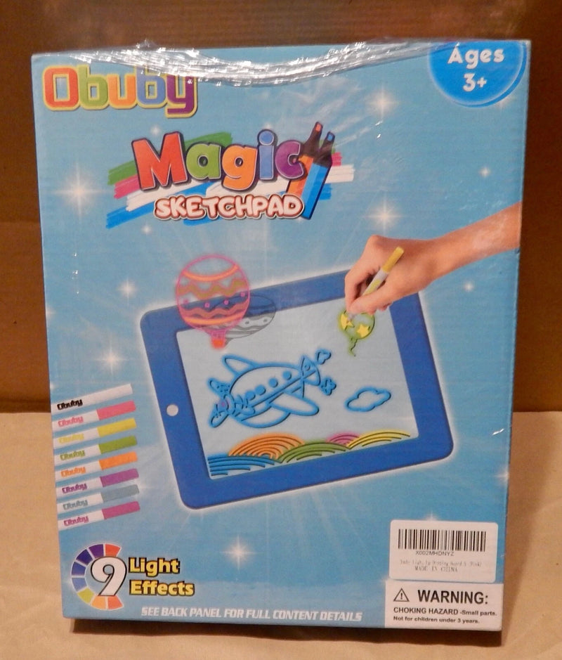 OBUBY MAGIC SKETCHPAD CREATE ART THAT GLOWS COLOR CHANGE EDITION - MULTI - Like New