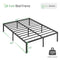 NOVILLA QUEEN BED FRAME 14 INCH METAL PLATFORM N-F10013-Q-BK - BLACK - Like New