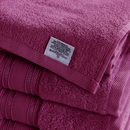 SPIRIT LINEN 18PC COTTON BATH TOWELS SET 4241RAS3PK - RASPBERRY - Brand New