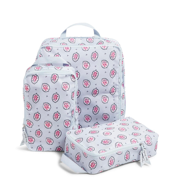 36740-18891 VERA BRADLEY COMPRESSION PACKING CUBE 3-PIECE, MAGNIFIQUE LEAF - Brand New