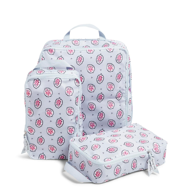 36740-18891 VERA BRADLEY COMPRESSION PACKING CUBE 3-PIECE, MAGNIFIQUE LEAF - Brand New