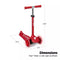 RADIO FLYER GLIDER JUNIOR KICK SCOOTER WITH LIGHT UP WHEELS 3-WHEEL - RED/WHITE - Like New