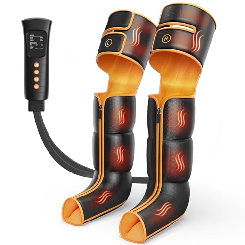 ITCPRL LEG MASSAGER WITH HEAT AND COMPRESSION FOOT CALF & THIGH MASSAGE - BLACK - Like New