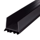 M-D Building Products Vinyl Cinch U-Shape Door Bottom Seal, 43339, Black - Brand New