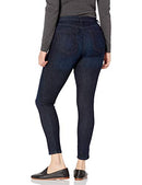 AMAZON ESSENTIALS WOMEN'S MID RISE CURVY SKINNY JEAN - SIZE 12 SHORT - DARK WASH - Like New