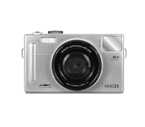 MINOLTA 48MP AUTOFOCUS DIGITAL CAMERA WITH SELFIE MIRROR 4K ULTRA HD VIDEO - Like New