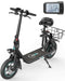 Gyroor Electric Scooter for Adults with Seat, 20/25 Miles Range - Scratch & Dent