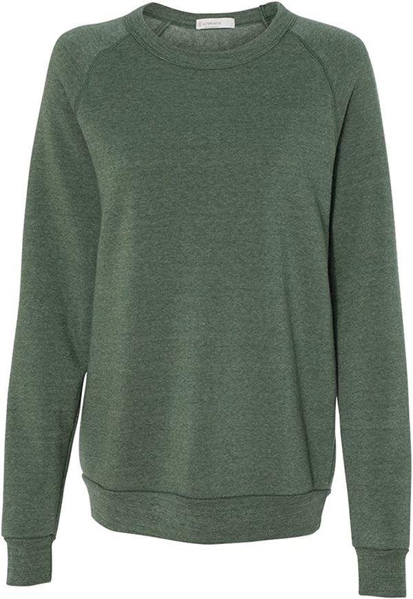 AA9575 Alternative Unisex Champ Eco-Fleece Solid Sweatshirt New