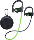 Joywise Bluetooth Headphones, Earbuds IPX7 Waterproof, BT5.3, 16Hrs, U18 - Green Like New