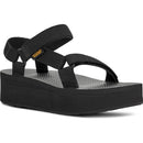 TEVA WOMEN'S W FLATFORM UNIVERSAL SANDAL - SIZE WOMEN 9 (BLACK) - Like New