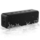 RAYMATE R5-BLACK BLUETOOTH SPEAKERS, 20W IPX7 WATERPROOF SPEAKER - BLACK - Like New