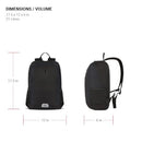 SWISSGEAR INTRO LAPTOP BACKPACK 17.5"x12"x6" SA5211 - BLACK - Brand New