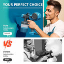 Tilswall Paint Sprayer Alien500 Lightweight HVLP Spray Gun, 4 Nozzles Patterns - Like New