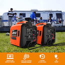 AIVOLT INVERTER GENERATOR 4300W GAS POWERED SUPER QUIET OUTDOOR - ORANGE/BLACK - Like New