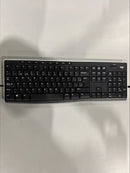 LOGITECH K270 WIRELESS KEYBOARD FULL-SIZE NUMBER PAD  - SPANISH - BLACK - Like New