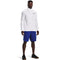 1306443 Under Armour Men's Tech Graphic Shorts Royal/Moderate Grey L - Brand New