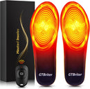 GT BRITER GTBRITTER RECHARGEABLE ELECTRIC INSOLES REMOTE SIZE LARGE - ORANGE - Like New