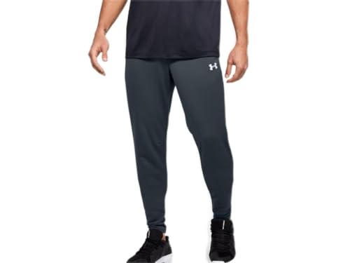 1351315 Under Armour Men Terry Fleece Jogger Stealth Grey/White L - Like New