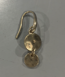 THE SAK DANGLE, HAMMERED, CIRCLE EARRINGS - GOLD - Brand New