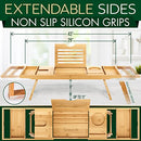 SERENELIFE BATH CADDY BREAKFAST TRAY COMBO GIFT BOX WATERPROOF BAMBOO - BAMBOO - Brand New