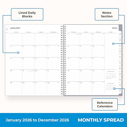 Blue Sky 2026 Weekly and Monthly Planner Calendar - Laila - Brand New