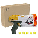 NERF STORE RIVAL KRONOS XVIII-500 BLASTER BREECH-LOAD, 5 ROUNDS - WHITE - Like New