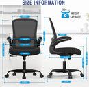 Mimoglad Office Chair Ergonomic Desk Chair Adjustable Lumbar Support - BLACK Like New