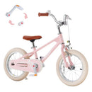 RB14-30P2 ROYALBABY EZ KIDS BIKE, CONVERTIBLE BALANCE TO PEDAL, 14 INCH - PINK - Like New