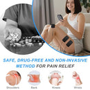 BELIFU TENS EMS UNIT MUSCLE STIMULATOR PAIN RELIEF THERAPY 4 IN 1 TENS EMS Gray - Brand New