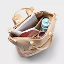 ALL IN MOTION FAUX NEOPRENE TOTE BACKPACK - TAN - Brand New