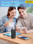 OHOVIV PORTABLE CHARGER 50000MAH POWER BANK 22.5W FAST CHARGING EXTERNAL - BLACK - Like New