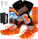 VEROSKY HEATED SOCKS - SIZE: LARGE - BLACK/GRAY - Like New