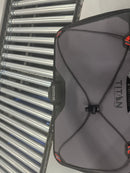 TITAN BY ARCTIC ZIPPERLESS COOLER EASY ACCESS LID, HARDBODY LINER - GRAY - Like New