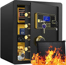 2.0 Cub Digital Fireproof Safe Box, Security Safe - Black - Brand New