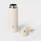 ALL IN MOTION 24OZ STAINLESS STEEL VACUUM INSULATED WATER BOTTLE - CHALK - Like New