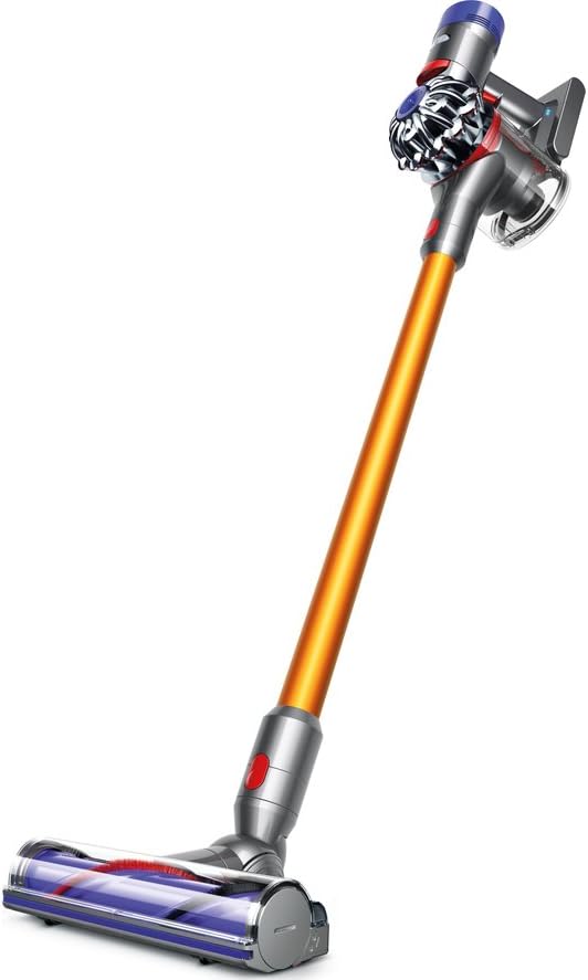 For Parts: Dyson V8 Absolute Cordless Vacuum 215867-08 - YELLOW -PHYSICAL DAMAGED