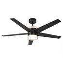 MATRIX DECOR 52-INCHES BARBEQUE BLACK WITH CHARCOAL BLADES ( 5 -BLADE) - Like New