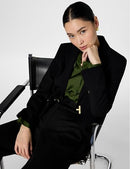 HS4GOAOT HALSTON H Women's Suits Blazer, Size 14, Black - Brand New