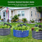 OLLE 17" TALL, 42" ROUND GARDEN BED KIT, 3.5 * 3.5 * 1.4FT - MIDNIGHT GRAY - Like New