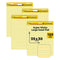 POST-IT SUPER STICKY EASEL PAD SHEETS, YELLOW PAPER WITH LINES 4 PACK - YELLOW - Like New
