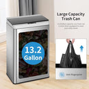 PayLessHere Stainless Steel Trash Can 13 Gallon 50 Liter Touch Free B0BTBS7TYH - Brand New