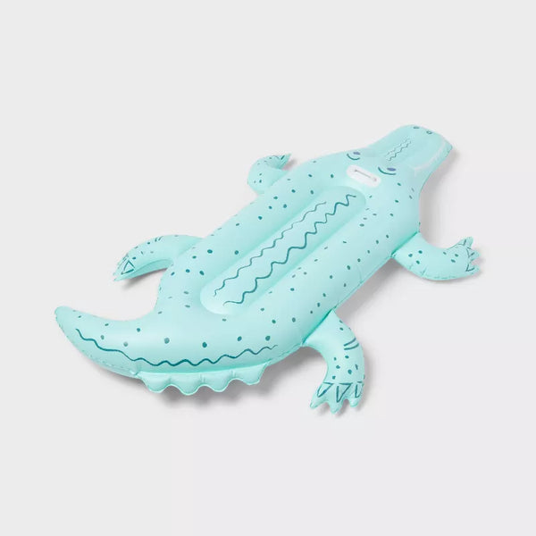 SUN SQUAD CROCODILE FLOAT - TEAL - Like New